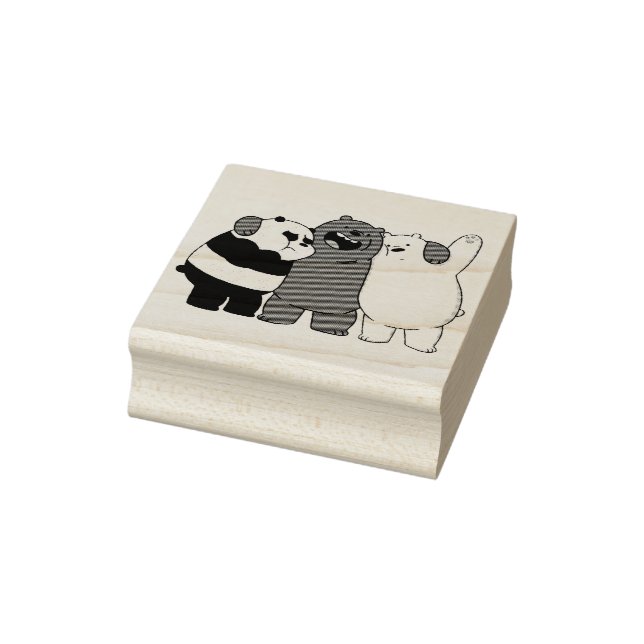 Cute Bears Rubber Stamp (Stamp)