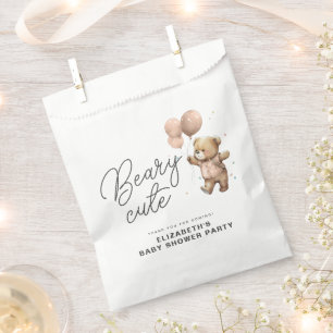 Cute Beary Sweet Baby Shower Party Thank You Favour Bags
