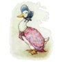 Cute Beatrix Potter, Jemima Puddle Duck Tile - 10.75 Cute Beatrix Potter, Jemima Puddle Duck Tile