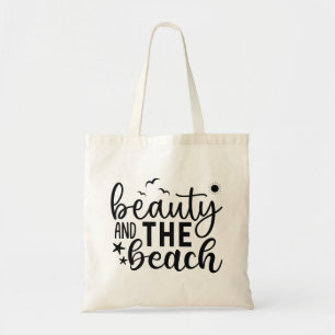 Cute Beauty & the Beach Summer Tote Bag