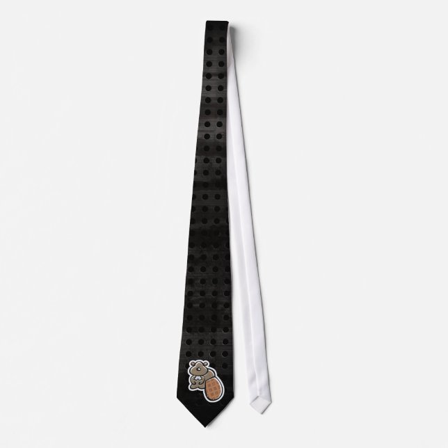 Cute Beaver; Cool Tie (Front)