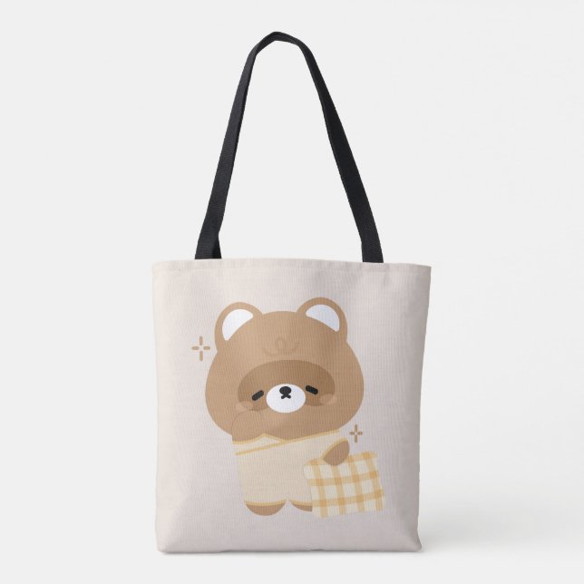 Cute Beaver Tote Bag (Back)