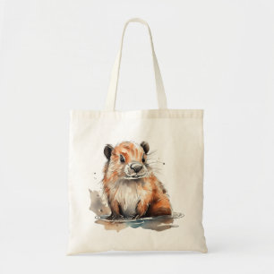Cute Beaver   Tote Bag