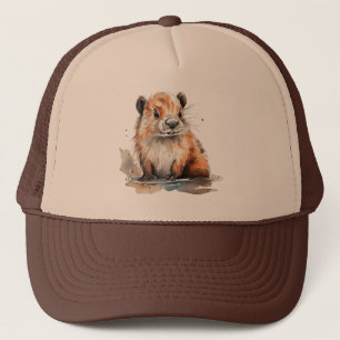 Cute Beaver Trucker Hat