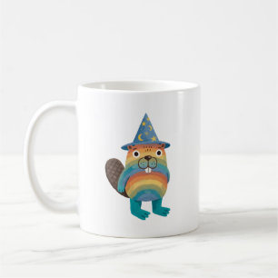 Cute Beaver Wizard Mug
