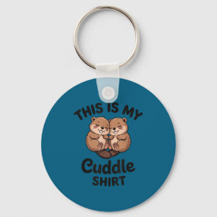 Cute Beavers This Is My Cuddle Key Ring