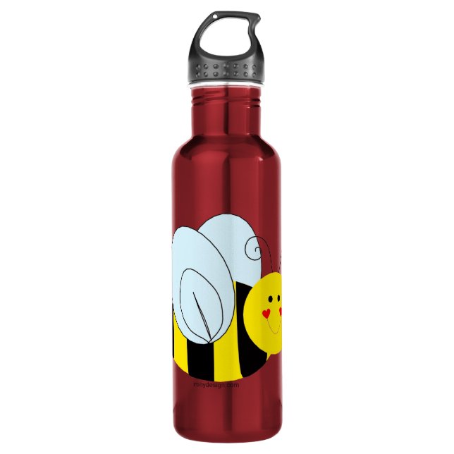 Cute Bee 710 Ml Water Bottle (Front)