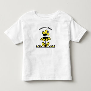 Cute Bee and Flower Toddler T-Shirt