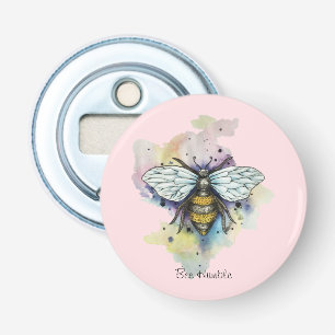 Cute Bee And Rainbow Wash Bottle Opener