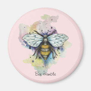 Cute Bee And Rainbow Wash Magnet