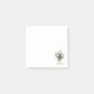 Cute Bee And Rainbow Wash Post-it Notes