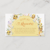 Cute Bee Baby Baby Shower Display Shower