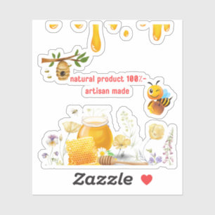 Cute Bee Clipart – 40 PNG Files for Crafts & Stick