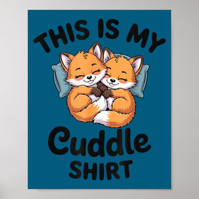 Cute Bee Couple Snuggle Cuddle  Poster (Front)