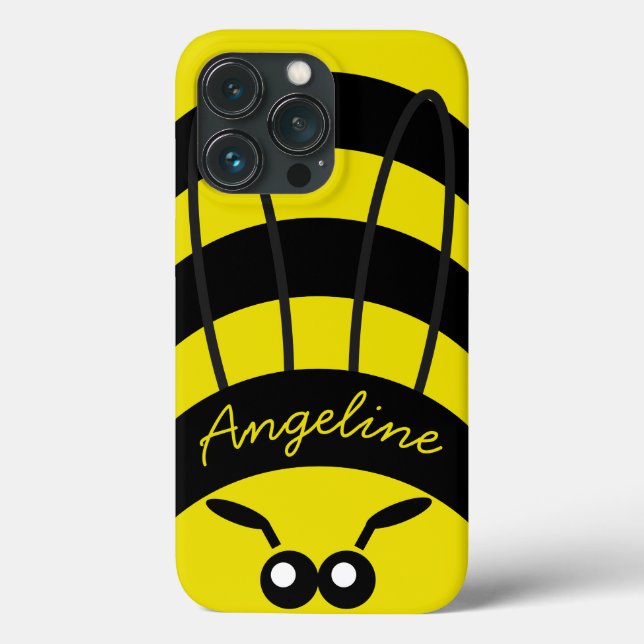 Cute Bee Customisable Case-Mate iPhone Case (Back)