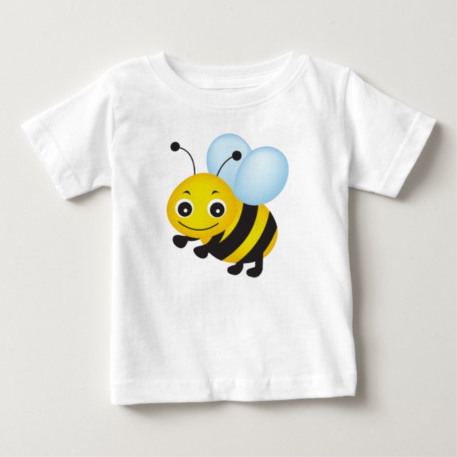 Cute bee design baby T-Shirt (Front)