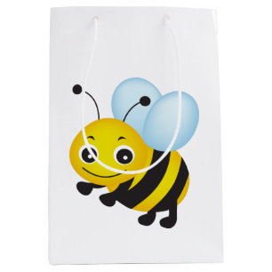 Cute bee design medium gift bag