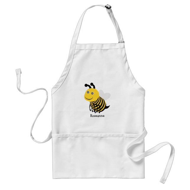 Cute Bee Design Standard Apron (Front)