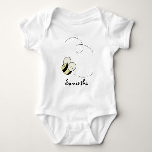 Cute Bee Happy Bumble Bee Baby Creeper