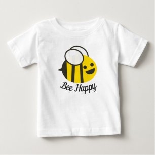 Cute Bee Happy Bumble Bee Baby T-Shirt