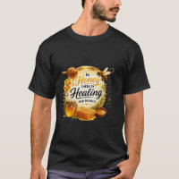 Cute Bee Honey Healing Cartoon Design