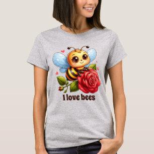 Cute bee insect lovers T-Shirt