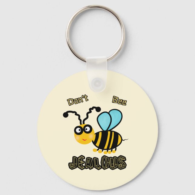 Cute bee key ring (Front)