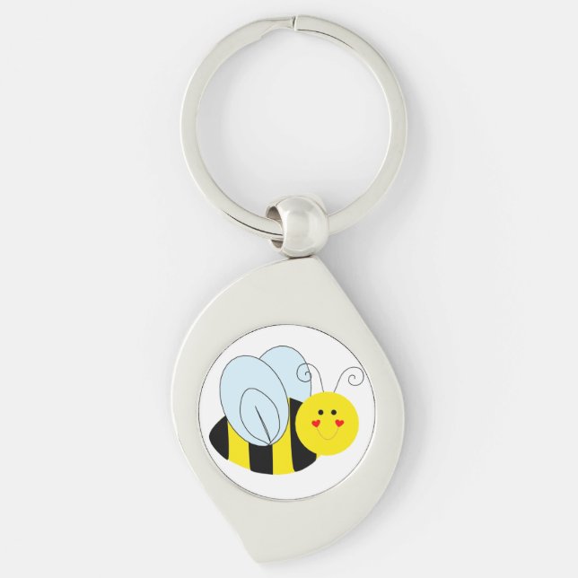 Cute Bee Key Ring (Front)