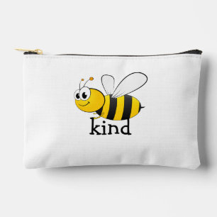 Cute Bee Kind Accessory Pouch