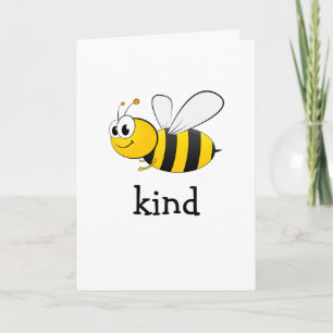 Cute Bee Kind  Card