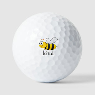 Cute Bee Kind  Golf Balls