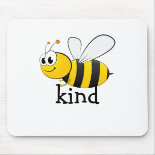 Cute Bee Kind Mouse Mat