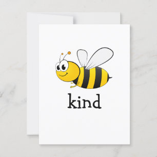 Cute Bee Kind Postcard