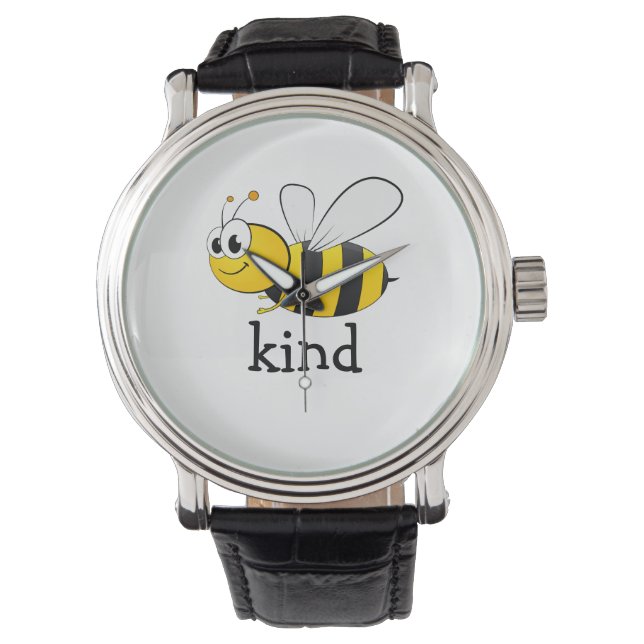 Cute Bee Kind  Watch (Front)