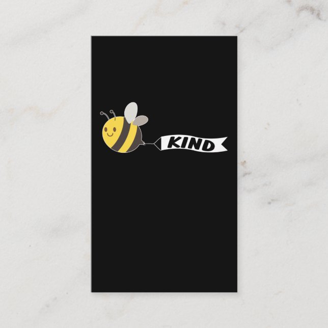 Cute Bee Kind Whisperer Beekeeper Business Card (Front)