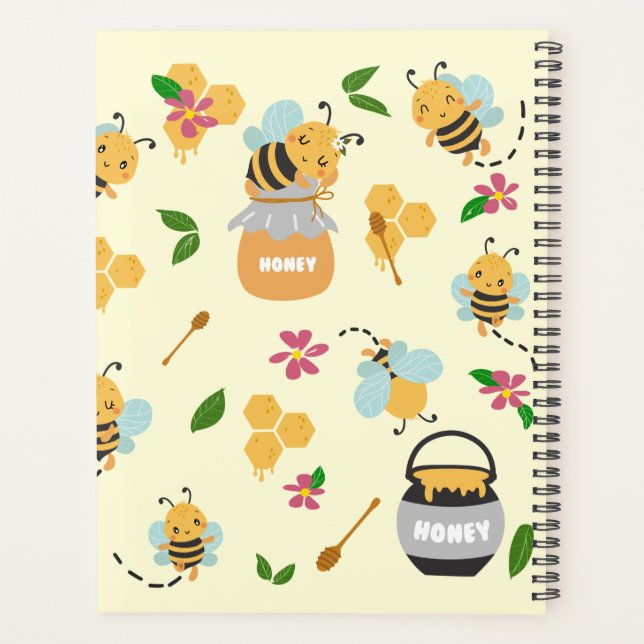 Cute «Bee love» 2024 Planner (Back)