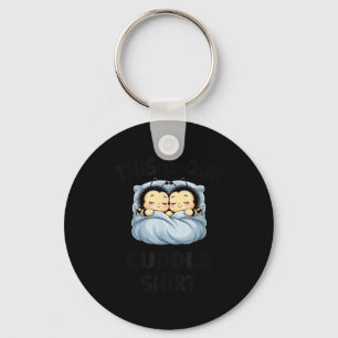Cute Bee Lovers This Is Our Cuddle  Key Ring