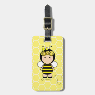 Cute Bee Luggage Tag