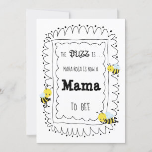 *~* Cute Bee MAMA TO BEE Baby Shower Invitation