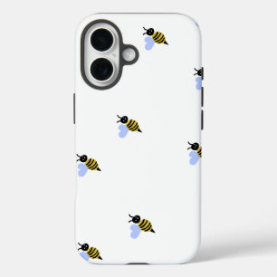 Cute Bee Pattern iPhone Case – Minimalist & Fun De
