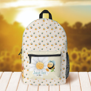 Cute Bee Pattern Kids Backpack