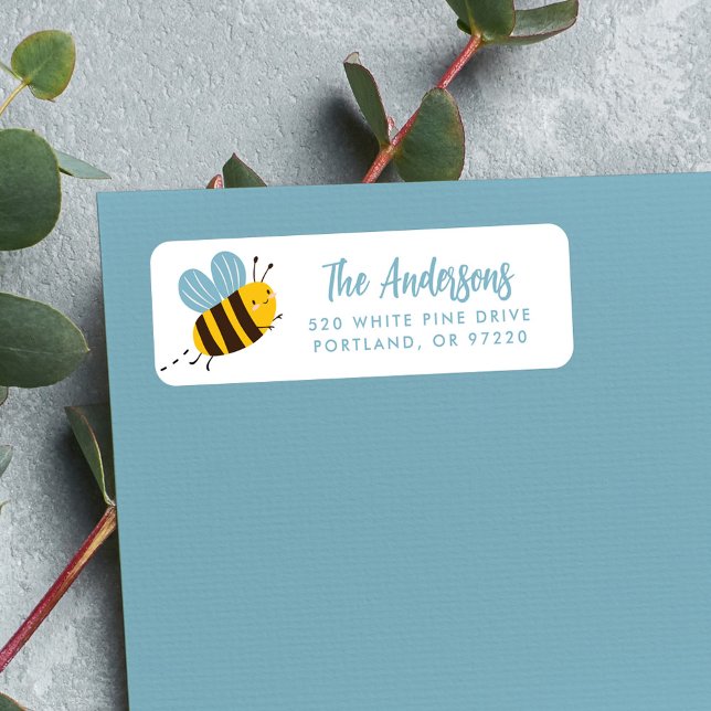 Cute Bee Return Address (Creator Uploaded)