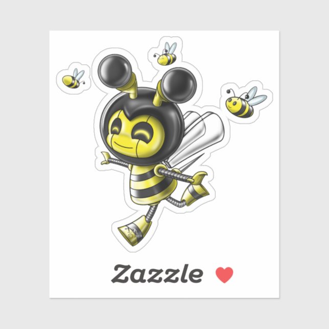 Cute Bee Robot (Sheet)