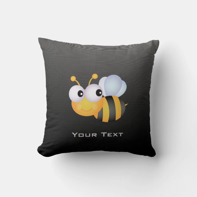Cute Bee; Sleek Cushion (Front)