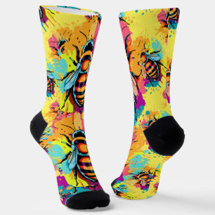 Cute Bee Socks - Honey Bees Socks