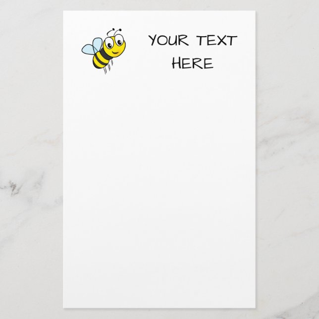 Cute Bee Stationery (Front)