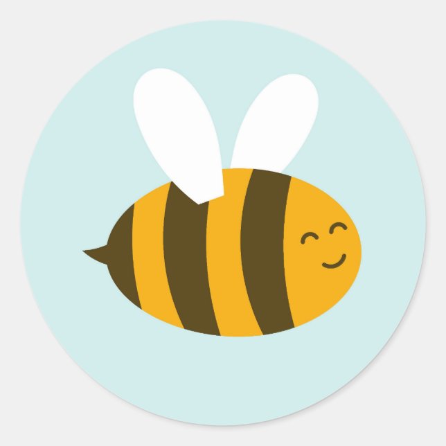 Cute bee Sticker (Front)