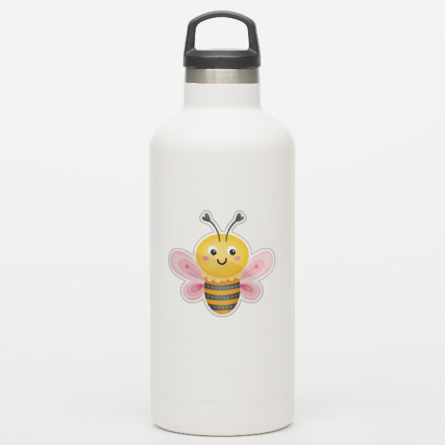 Cute Bee Sticker (Waterbottle)