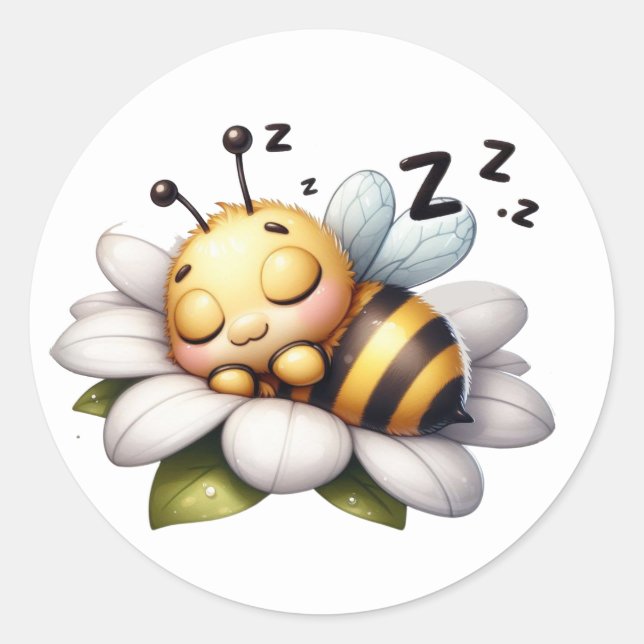 Cute Bee Stickers (Front)