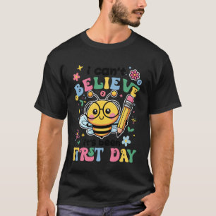 Cute Bee Theme Back to School for Teacher Boys Gir T-Shirt